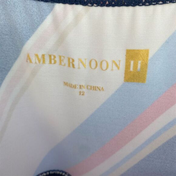 AmberNoon II Women's UPF 50 Swimdress Size 12 Geometric Multicolor - Picture 9 of 10